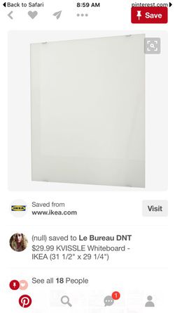 økologisk svært fritaget IKEA whiteboard/ magnetic board for Sale in Burke, VA - OfferUp