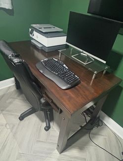 Wood Computer Desk