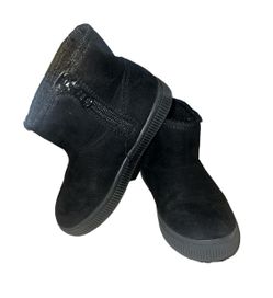 Cat And Jack Black Boots (girls- Toddler)