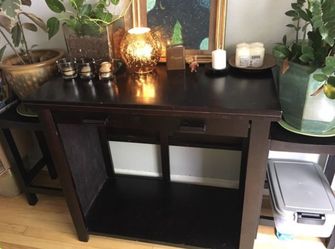 Drop leaf table seats 2