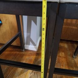 Ikea Extendable Table Plus a Bench and 2 Chair Stools