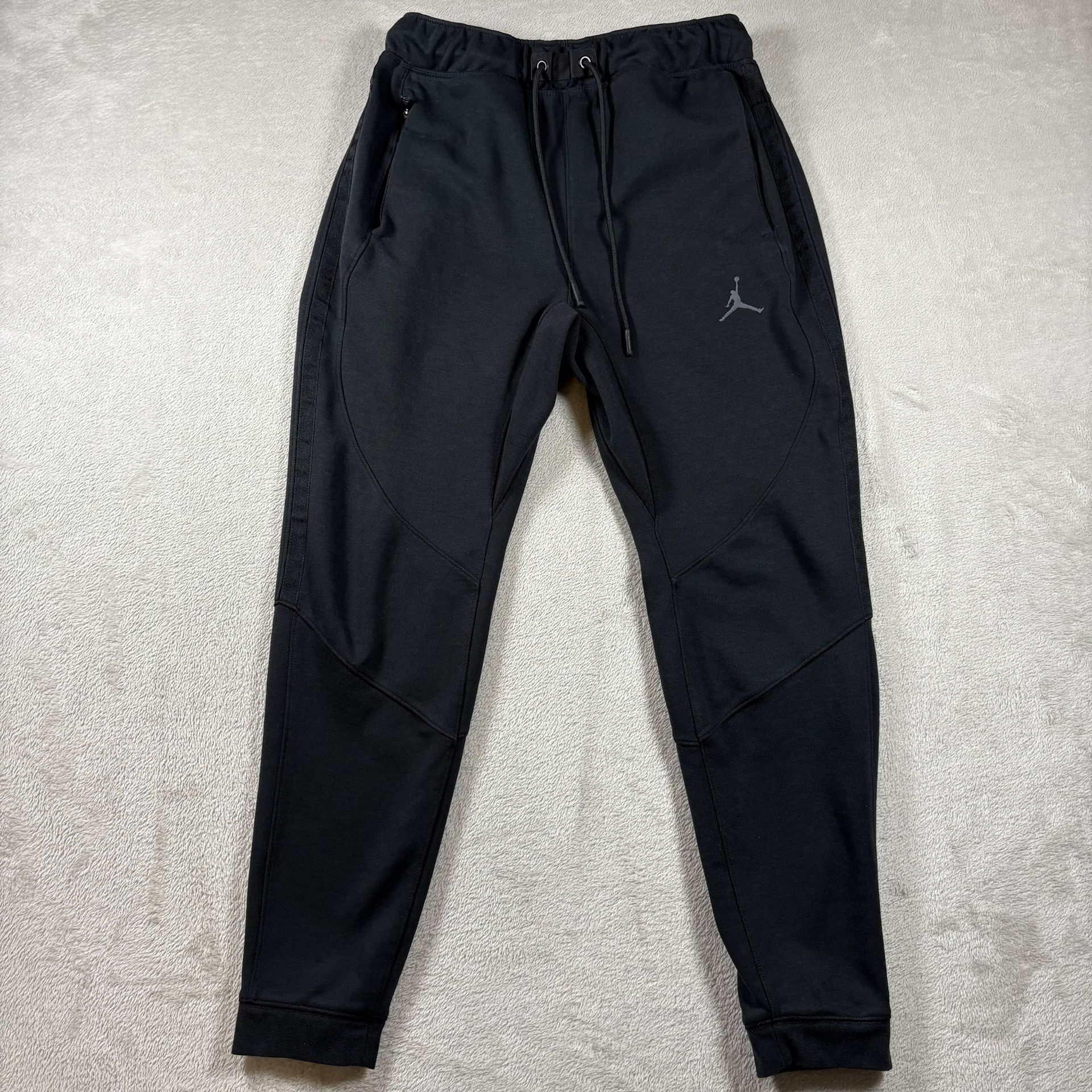 Jordan Sweatpants Mens Small Black Sport Dri-Fit Woven Pants Workout Gym #795