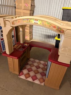 Step2 Grand Walk-In Play Kitchen with Large Accessory Bundle