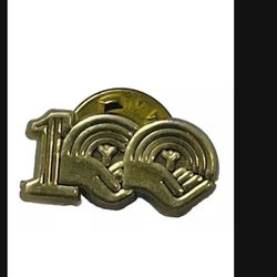 Vintage United Way Helping Hands 100 Year Anniversary Logo Lapel Hat Pin