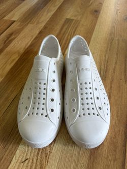 White Rubber Sneakers - woman’s Size 8