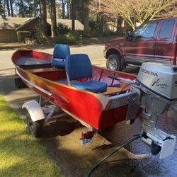 16 foot aluminum boat. for Sale in Oak Harbor, WA - OfferUp