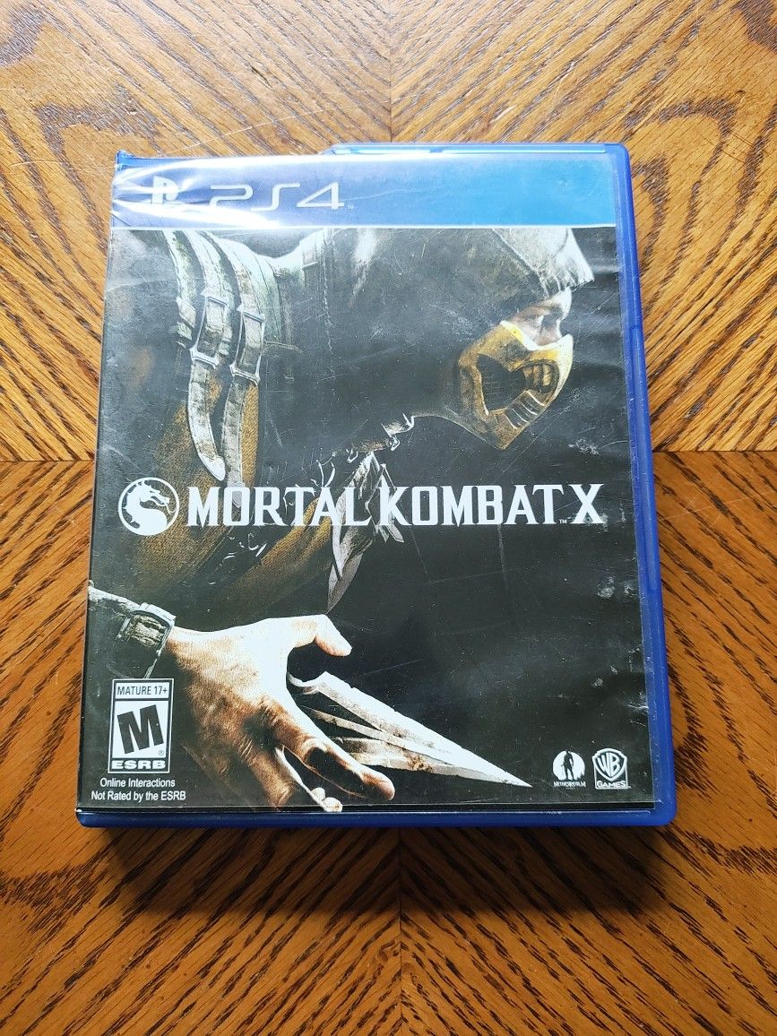 Mortal Kombat X (Sony PlayStation 4, 2015) CIB - Read Description