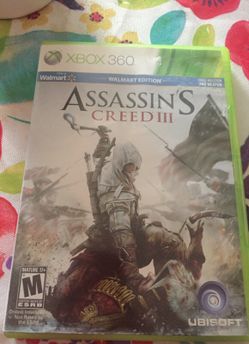 ASSASSIN’s creed III (2) Disc Xbox 360