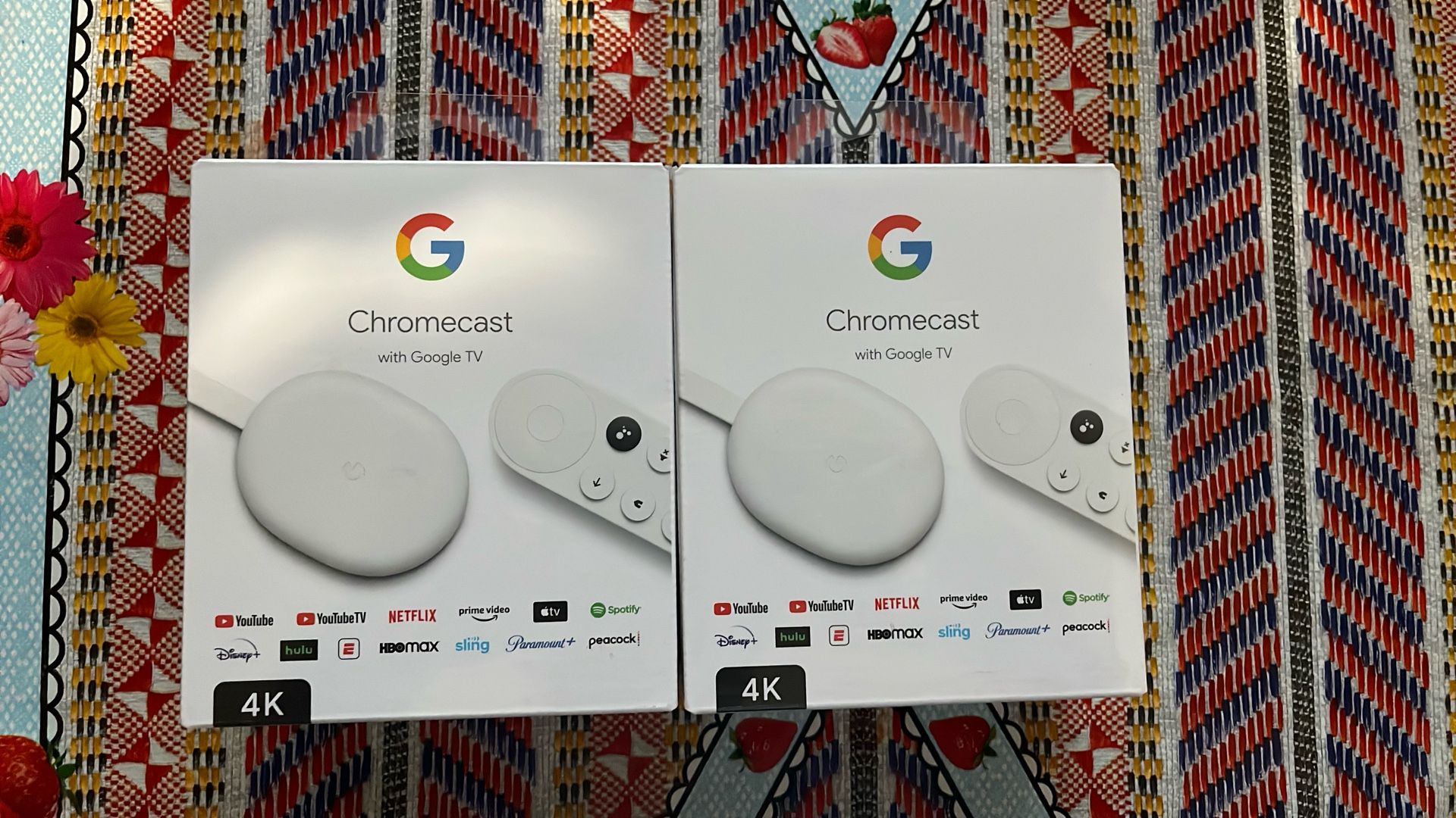 2 Chrome casts