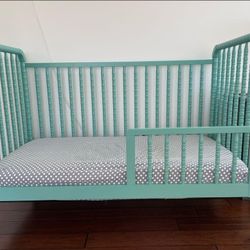 Brand New Crib Jenny Lind  DA Vinici In Turquoise