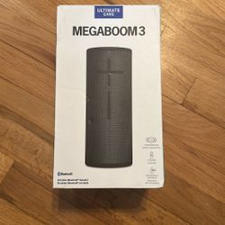 NEW, Still In Box Mega boom 3 Portable Speaker