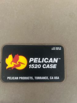 Pelican case 1520 with foam