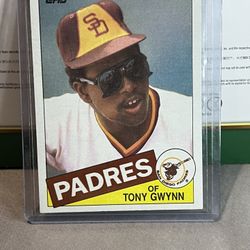 1985 Topps Tony Gwynn #660 2nd Yr $30