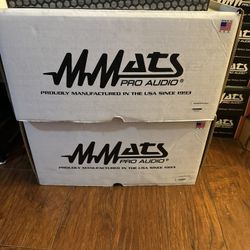 Mmats Pro Audio 12 Inch Subwoofer 6 1/2 Inch  Tweeters
