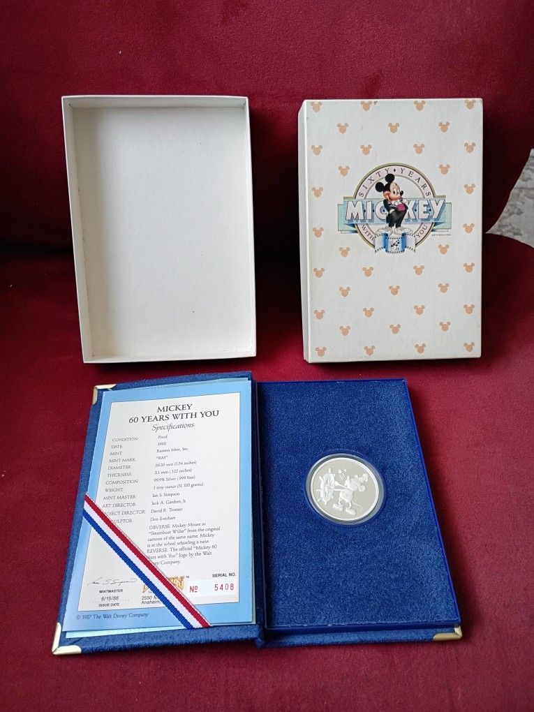 Tools..1988 Disney Commemorative Proof https://offerup.com/redirect/?o=Q29pbi5MaW1pdGVk