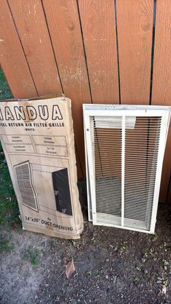 Air filter grill used