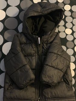 Carters winter black jacket. Kids size 2T
