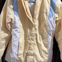 Women’s Yellow Winter Jacket Size Xl