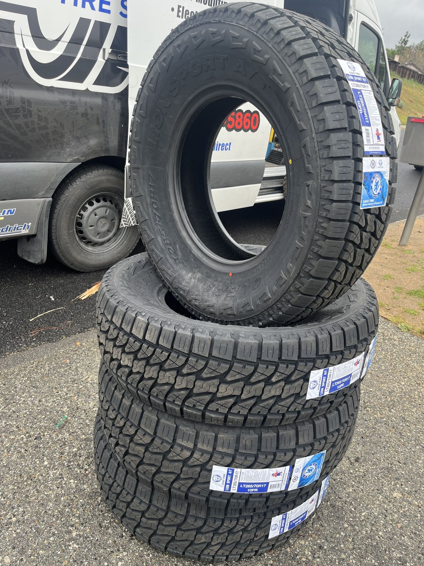 Brand New Set Of Tires 285/70/R17 All Terrain 285/70/17 A.T