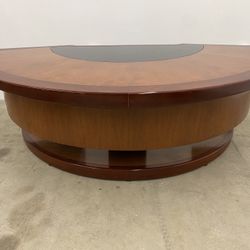 Monteverdi Young Demi Lune Executive Desk