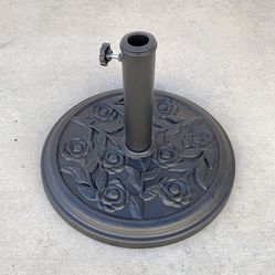 Brand New $25 Umbrella Base 18 Inches Round 18 lbs Patio Stand Outdoor Garden Market