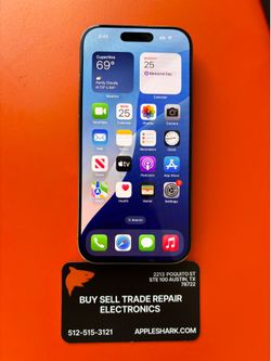 iPhone 16 Pro 128GB unlocked to any carrier! 90 Day warranty! We offer financing.