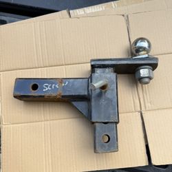 Heavy Duty adjustable trailer hitch ball mount 2”