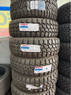 275/55R20 SET OF 4 OFF ROAD TIRES WITH INSTALLATION AND BALANCING