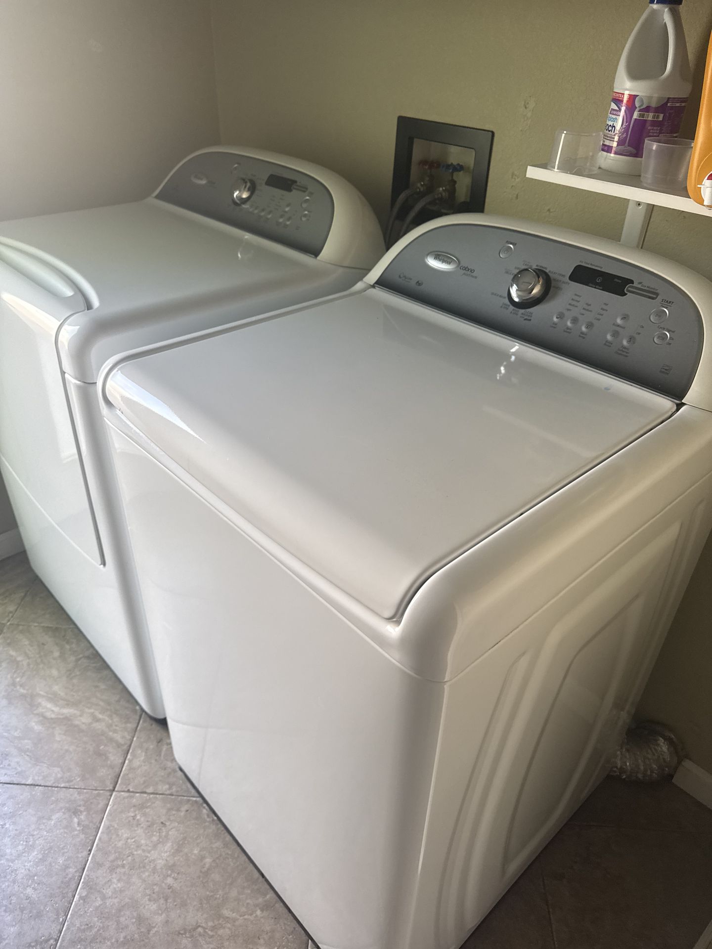 Whirlpool washer and dryer
