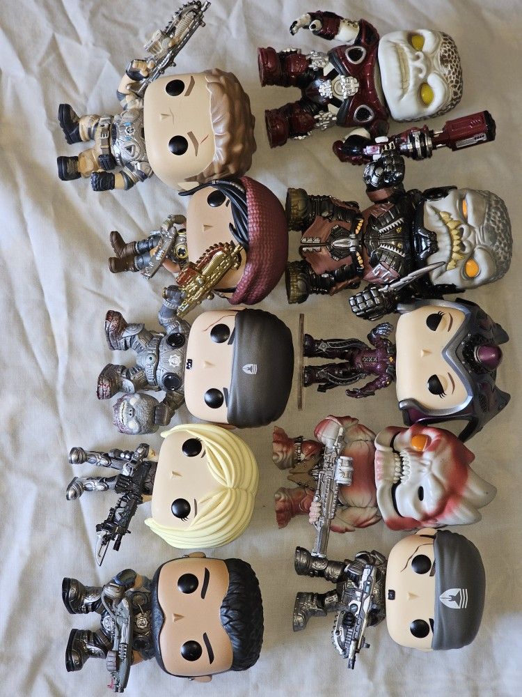 Funko POP Gears of War Bundle in Good Condition