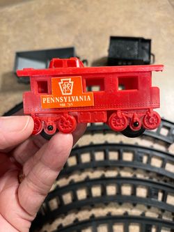 Vintage Plastic Trains & Tracks Selling for Parts