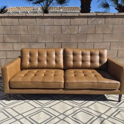 Harstine Leather Sofa