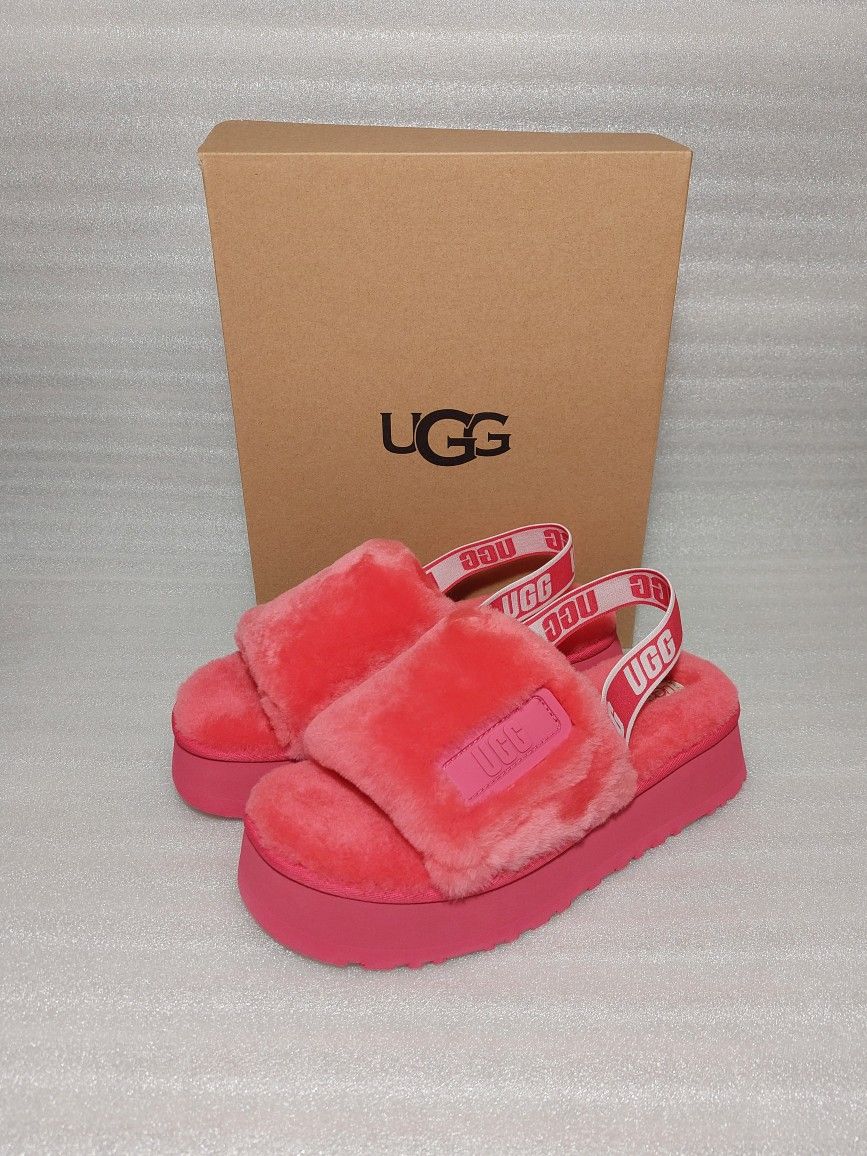 UGG Sandals Slippers Slides. Brand New In Box. Red. Size 9 Women's Shoes. Authentic