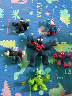 Heroes of Goo Jit Zu Superhero Figures Lot