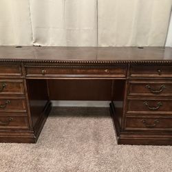 Solid Wood Executive Desk