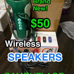 🔊 NEW Portable Wireless Bluetooth Speaker (CAMOUFLAGE) 🔥