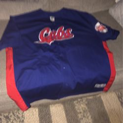 Cubs button down jersey