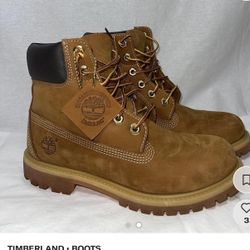 Timberland Premium Rust Nubuck Water Proof Boots 