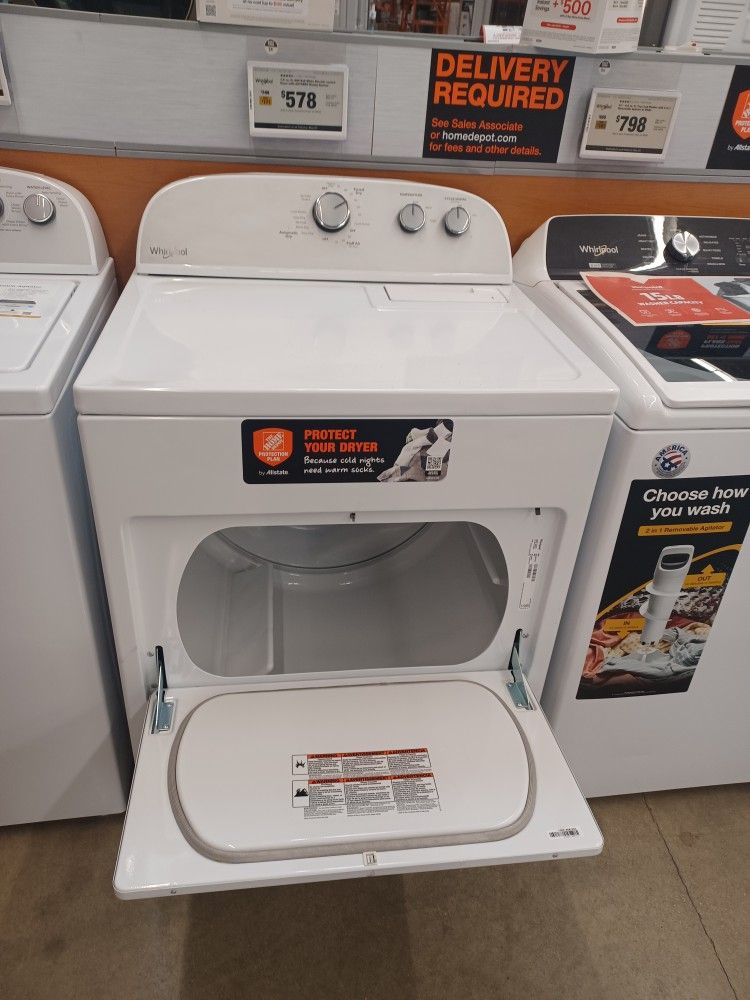Whirlpool, heavy duty extra large capacity.Electric dryer fluid models.Special works good three year warranty