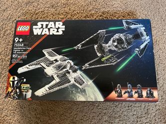 Lego Star Wars Mandalorian Fang Fighter vs TIE Interceptor / Lego 75348