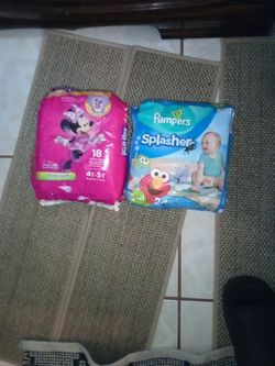 Pull Ups And Pampers 3-4 & 4T-5T