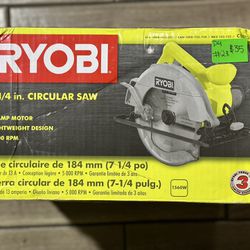 ryobi 13 Amp Corded 7-1/4 in. Circular Saw (used) 