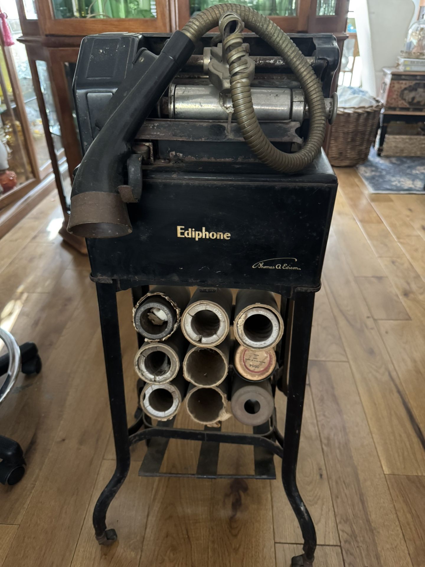 Antique Edison Record Player