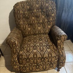 vintage couch recliner 
