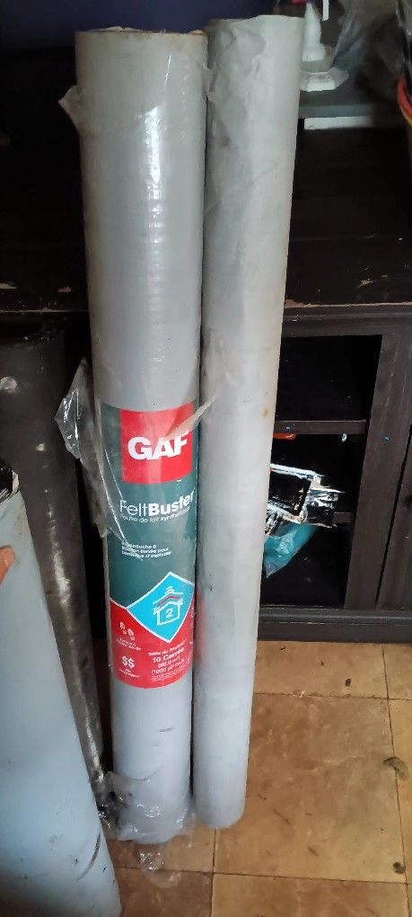 Gaf Brand New Roll Felt Buster