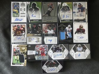 Autographed Football Cards