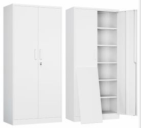 Steel storage cabinet