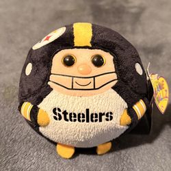 Official NFL Pittsburgh Steelers Ty 5" Beanie Ballz