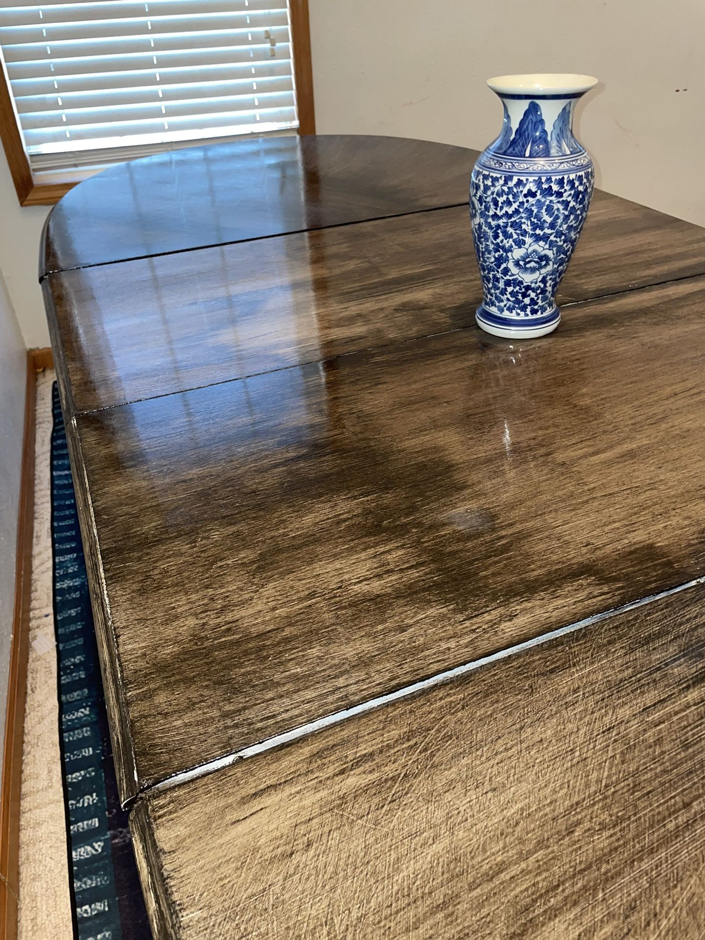 Beautifully Refinished Antique Dining Table