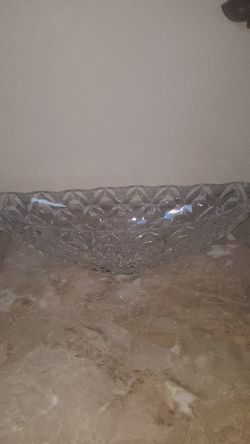Decorative Crystal Bowl / Planter